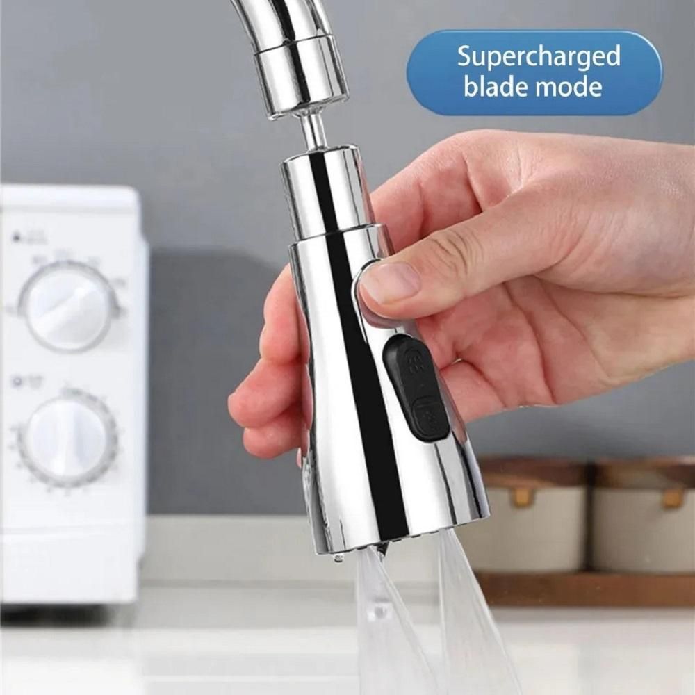 Nubilous Tap Extender for Kitchen Sink, Flexible Faucet 3 Modes