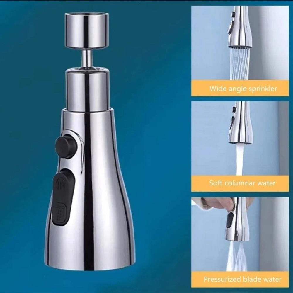 Nubilous Tap Extender for Kitchen Sink, Flexible Faucet 3 Modes