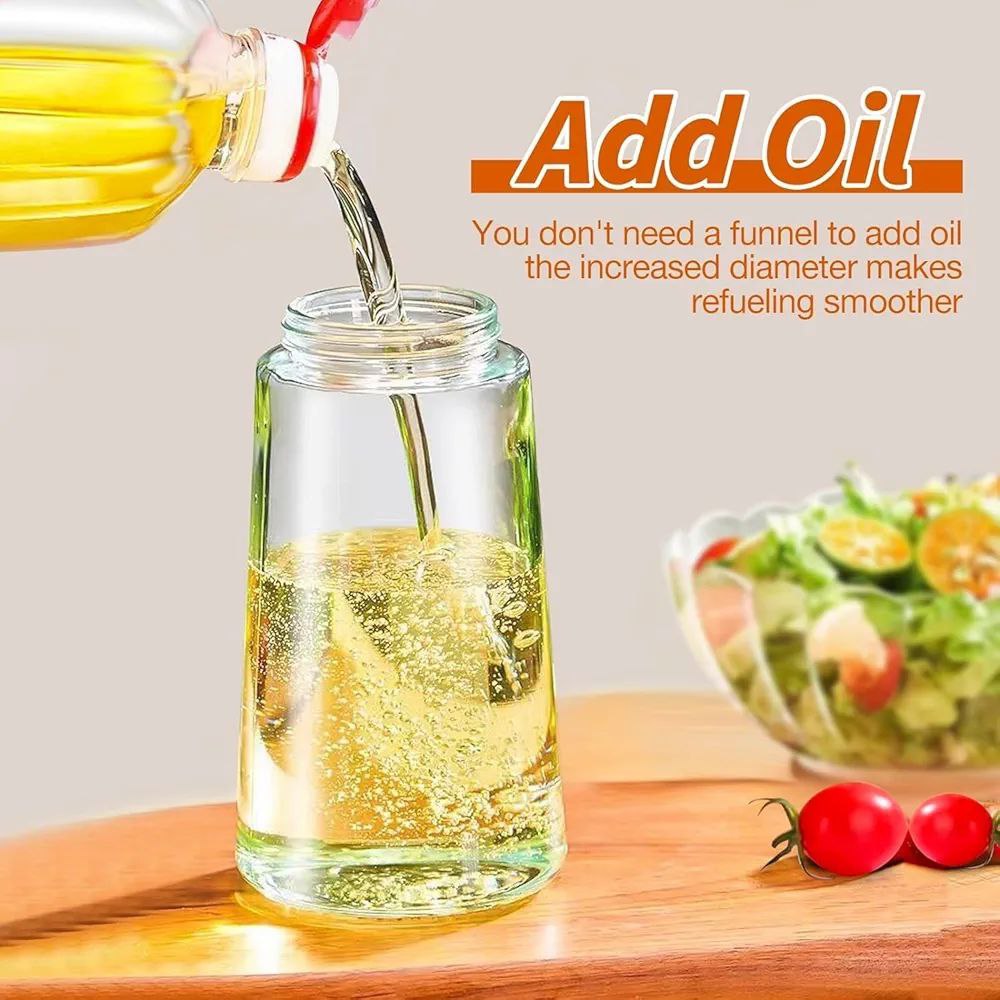 2-in-1 Oil Dispenser - Glass, Spray and Pour Design